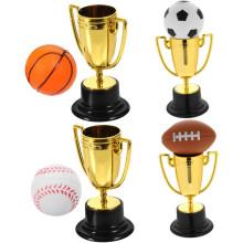 4ks Športová téma Trophy Dekor Oslava Súťaž Trophy Winner Trophy Cup Mini Award Trophy pre študentov