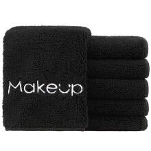 Homexcel Makeup Remover Wash Cloth 6 Pack Soft Quick Dry Facial Cleansing Makeup Håndklæder Fingertip Face Håndklæde Vaskeklud til hånd og Make U