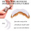 Materiale per baffi e barba finta autoadesiva per costumi e feste di Halloween (Grigio) 4