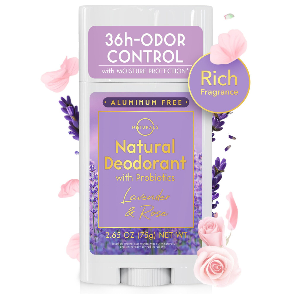 Natural Deodorant for Women (Rose and Lavender) - Deodorant Women Aluminum Free Deodorant for Women  Deodorant Natural Deodorant Aluminum Free  Natura-image-OPC-PGMCPTH-NEW