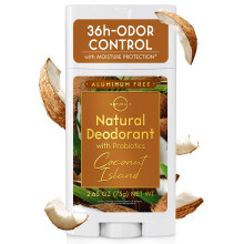 Natural Deodorant for Women (Coconut Island) - Natural Deodorant Women Aluminum Free Deodorant for Women  Deodorant Natural Deodorant Aluminum Free  B