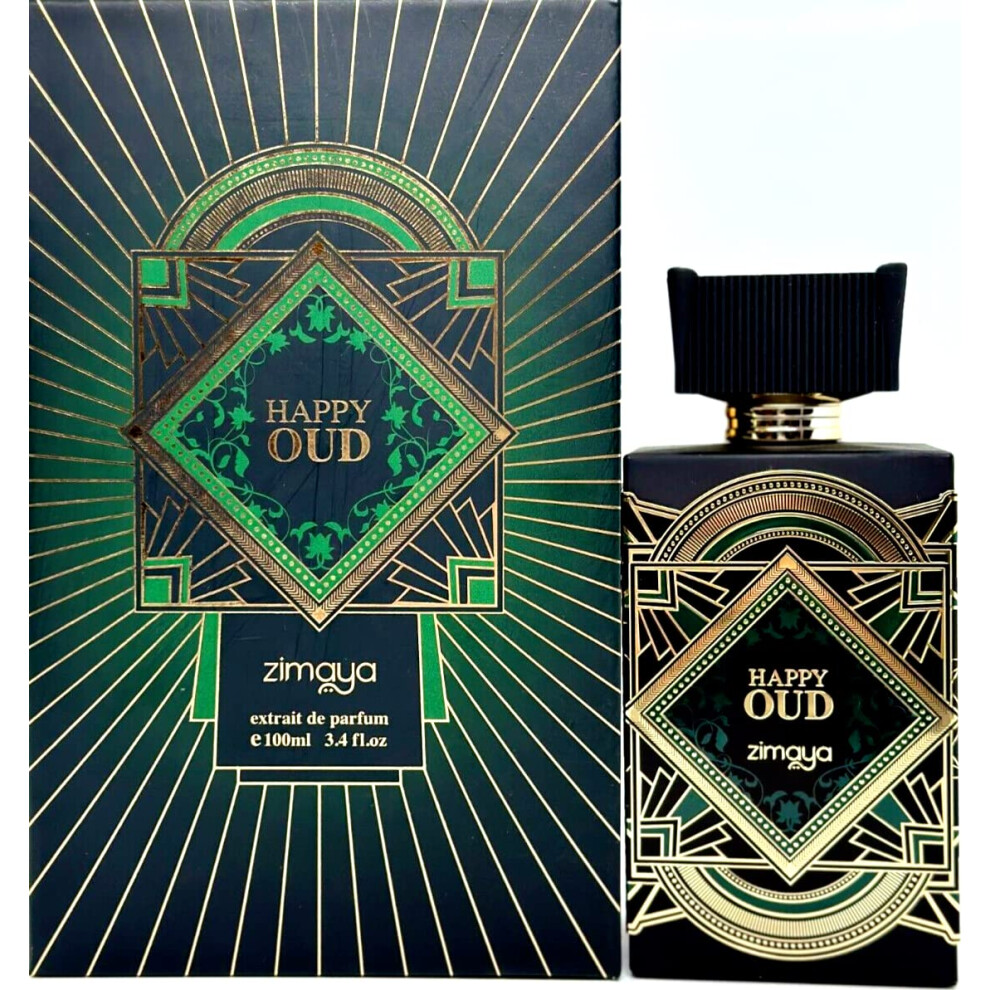 Zimaya Happy Oud Esprit de Parfum Spray 3,4 Ounce (Unisexe)