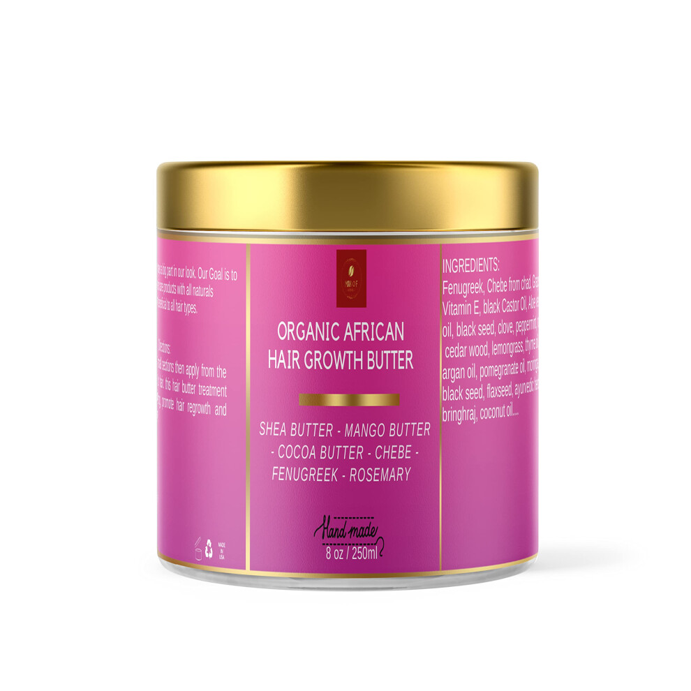 Manteca Chebe Para El Crecimiento Y Engrosamiento Del Cabello - Acondicionador Profundo Ayurv Dico Con Cacao De Karit , Manteca De Mango, Fenogre-image