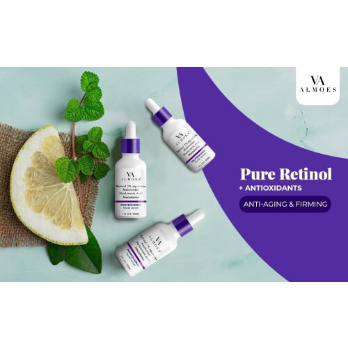ALMOES RETINOL SQUALANE MOISTURIZER MACADAMIA RENWEAL SERUM 2
