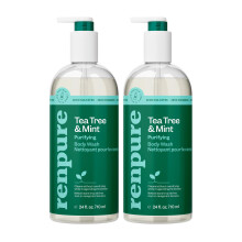 RENPURE Tea Tree & Mint Lichaam Wash - Reinigt, Verkwikt & Verfrist zonder te Drogen - Voor Alle Huidtypes