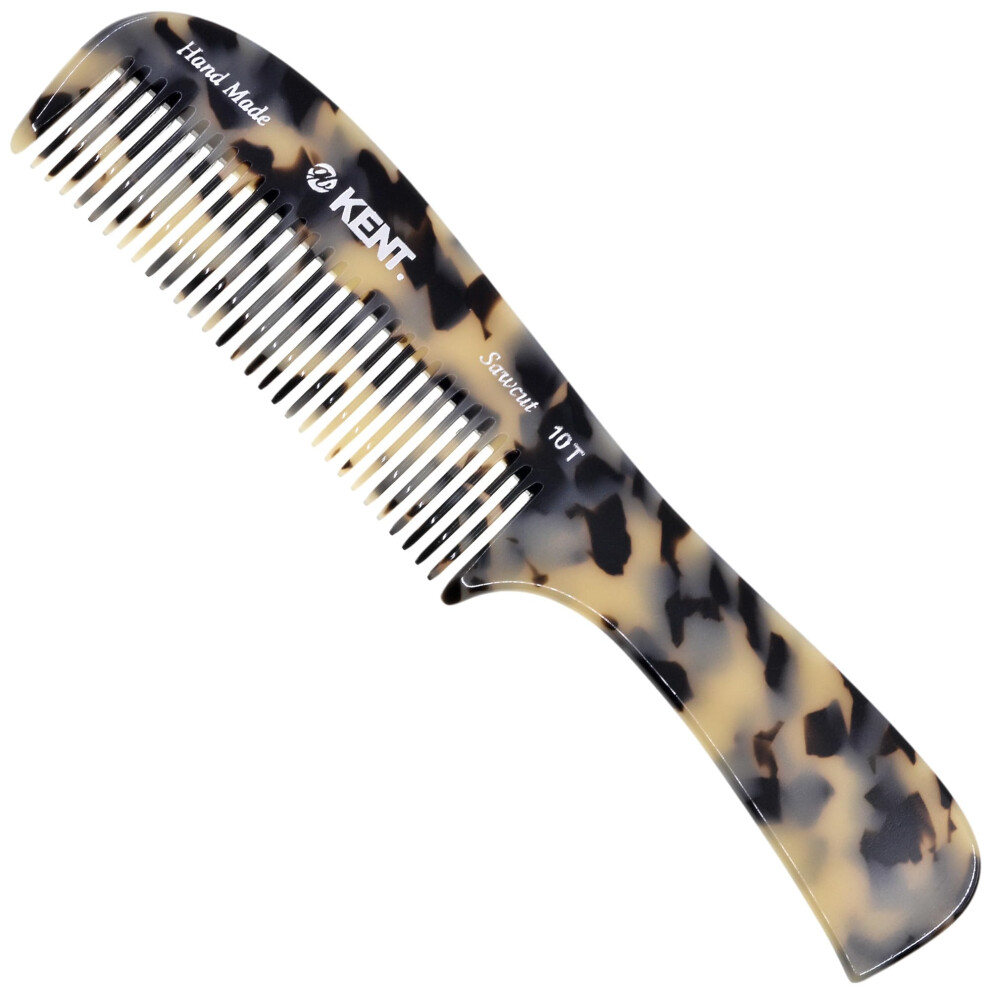 Kent 10T TW Large Wide-Tooth Detangler Comb - Handmade Rake Comb for Women's Curly  Wet or Dry Thick Hair - Smooth and Comfortable Saw Cut Design
