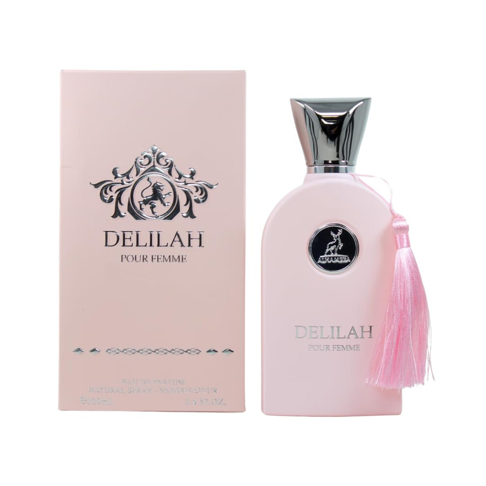 Lattafa Maison Alhambra Delilah Pour Femme Eau De Parfum Spray For Women 3.4 Ounce / 100 Ml