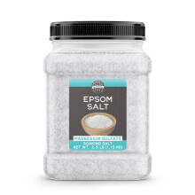 Sale Epsom Birch & Meadow 2,5 libbre Solfato di magnesio puro inodore per bagno e ammollo