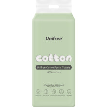 Unifree ansigtsservietter I Dry Wipes I Makeup Remover 8-pack Value Pack 800 Antal
