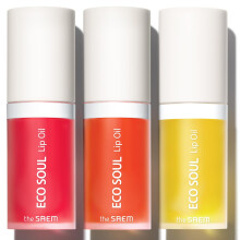 THESAEM Eco Soul Lip Oil 3 Combo Set (01 Miele + 02 Bacche + 03 Pompelmo) - Olio labbra rimpolpante e idratante per nutrire e idratare le labbra