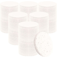 Beieverluck 300 Count Compressed Facial Sponges for Cleansing Natural Cellulose Cosmetic Spa Sponge for Face Cleansing Exfoliating Makeup or Mask Rem