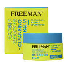 Freeman Restorative Makeup Remover + Cleansing Balm Moisturizing & Conditioning Coconut Oil & Vitamin E Lightweight Formula Gently Removes Makeup