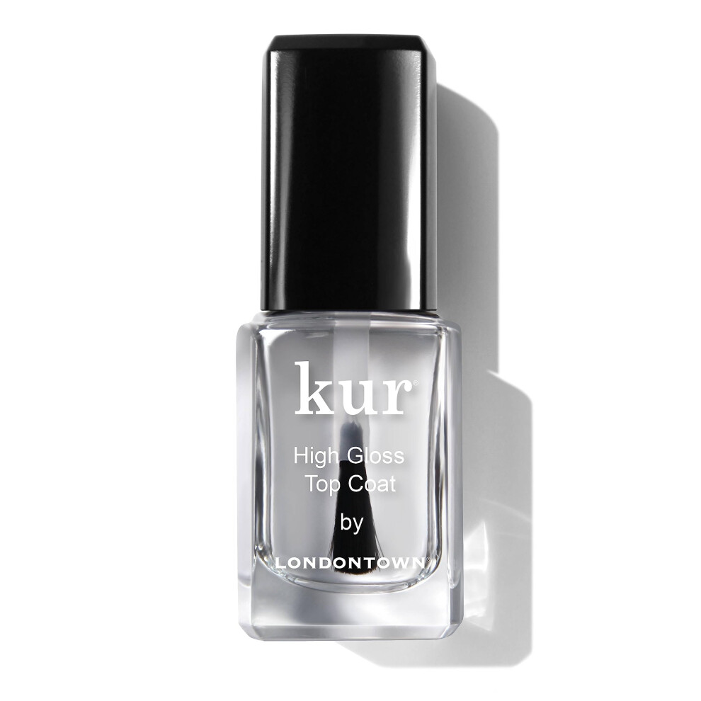 Londontown High Shine Glossy Top Coat Nail Polish Long Lasting Wear Vegan/Cruelty-Free Gluten-Free Formula .40Fl Oz