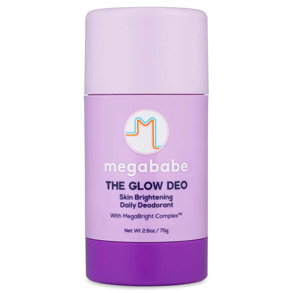 Megababe Daily Deodorant - The Glow Deo | Aluminum-Free All Natural | 2.6 Oz