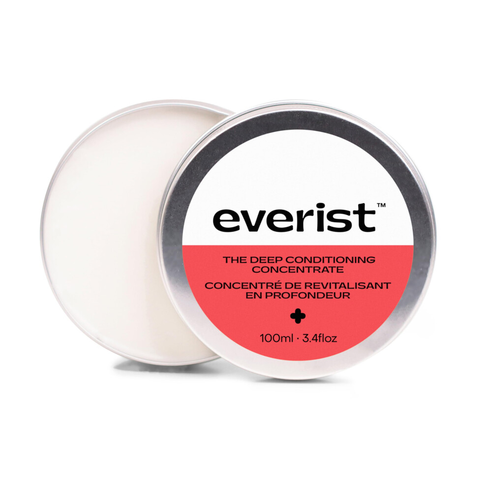 Everist The Deep Conditioning Concentrate Hydrating And Smoothing For Dry Damaged And Frizzy Hair 3.4 Fl Oz 50+ Uses Tin