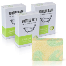 BOOTLEG BATH Natural Gentle Exfoliating Bar Soap- Citrus Blend with Sea Salt Body Soap Made in USA for Men and Women Eco Friendly Handcrafted