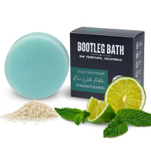 BOOTLEG BATH Strengthening Conditioner Bar with Rice Water Protein and Argan Oil Vegan Sulfate-Free Phthalate-Free Paraben-Free Eco Friendly 2.