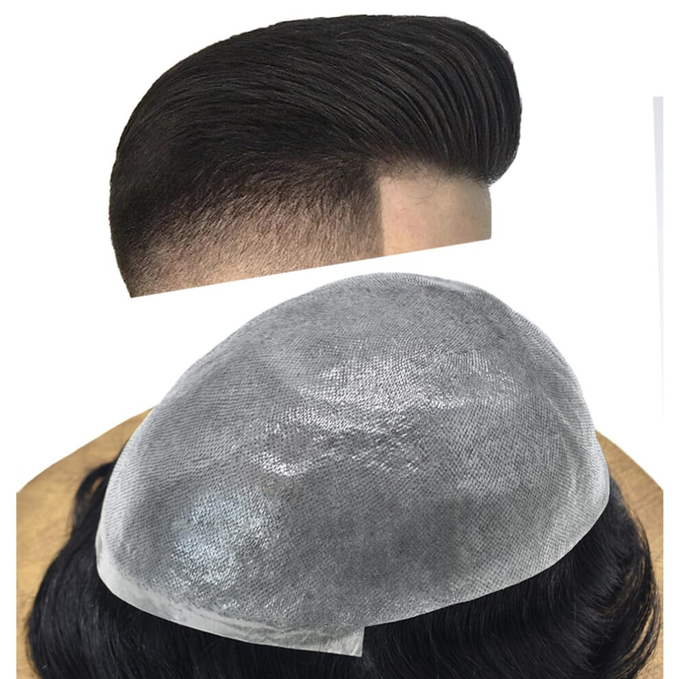 Kurve Hã¥R Unisex Not,Specified Curve Hair Mens Hair Replacement System 0.04Mm Invisible Ultra Thin Skin Mens Toupee Hairpieces All V-Looped Hair Piece Unit For Men 8X10inch Wigs For