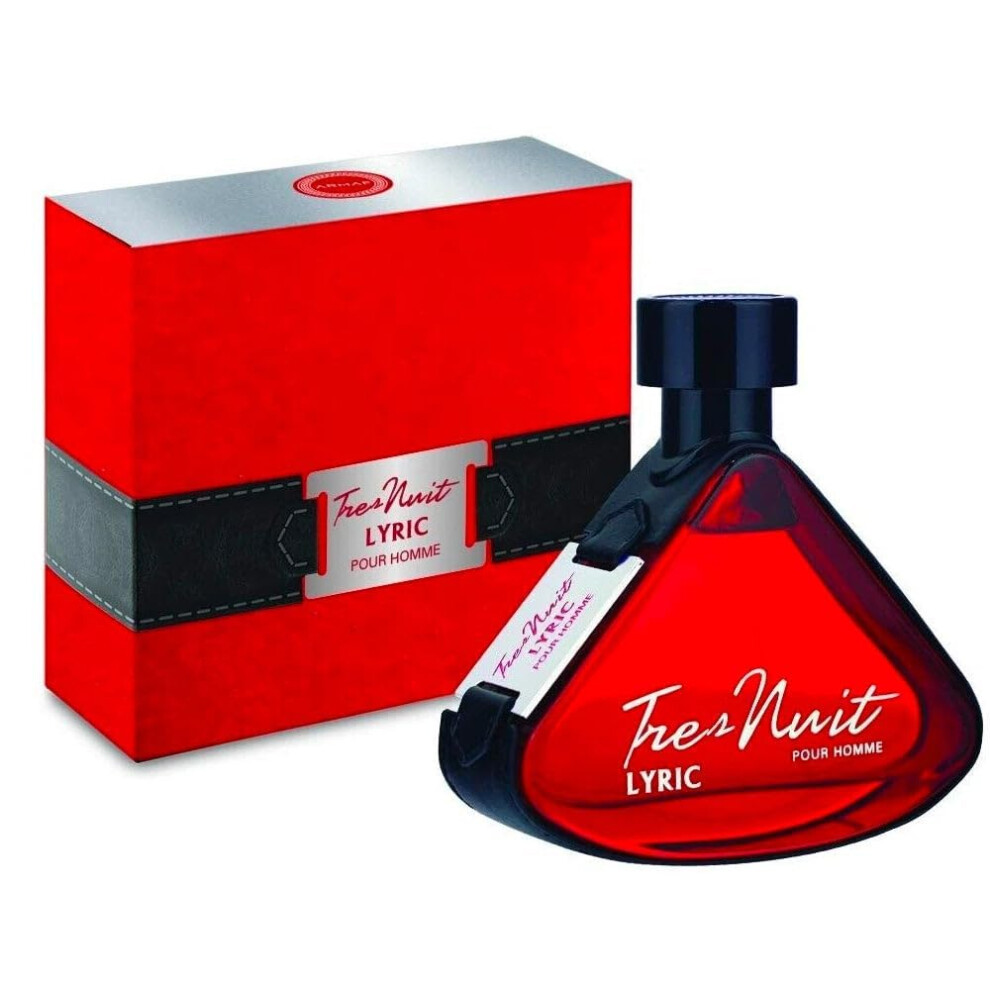 Armaf Tres Nuit Lyric Eau de Parfum Spray pour Homme 3,4 Ounce