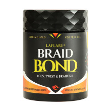 Laflare 1 LB Braid Gel Bulk Extreme Hold Natural & Kids Hair Vegn professzionlis kondicionl tpll fnyes gl a Locs Afro Twist haj fonshoz. (