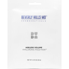Beverly Hills MD Ageless Volume Hyaluronic Face Mask- Reduce Appearance of Wrinkles Anti Aging Formula for Plump Moisturized Skin- 8 Pack- Hydratin