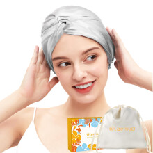 Olaemuo 100% Mulberry Silk-Bonnet alv noknek/frfiak gndr/vkony/rvid/kzepes/fonatos hajhoz Valdi selyem hajpakol sapka alv selyem alvshoz,