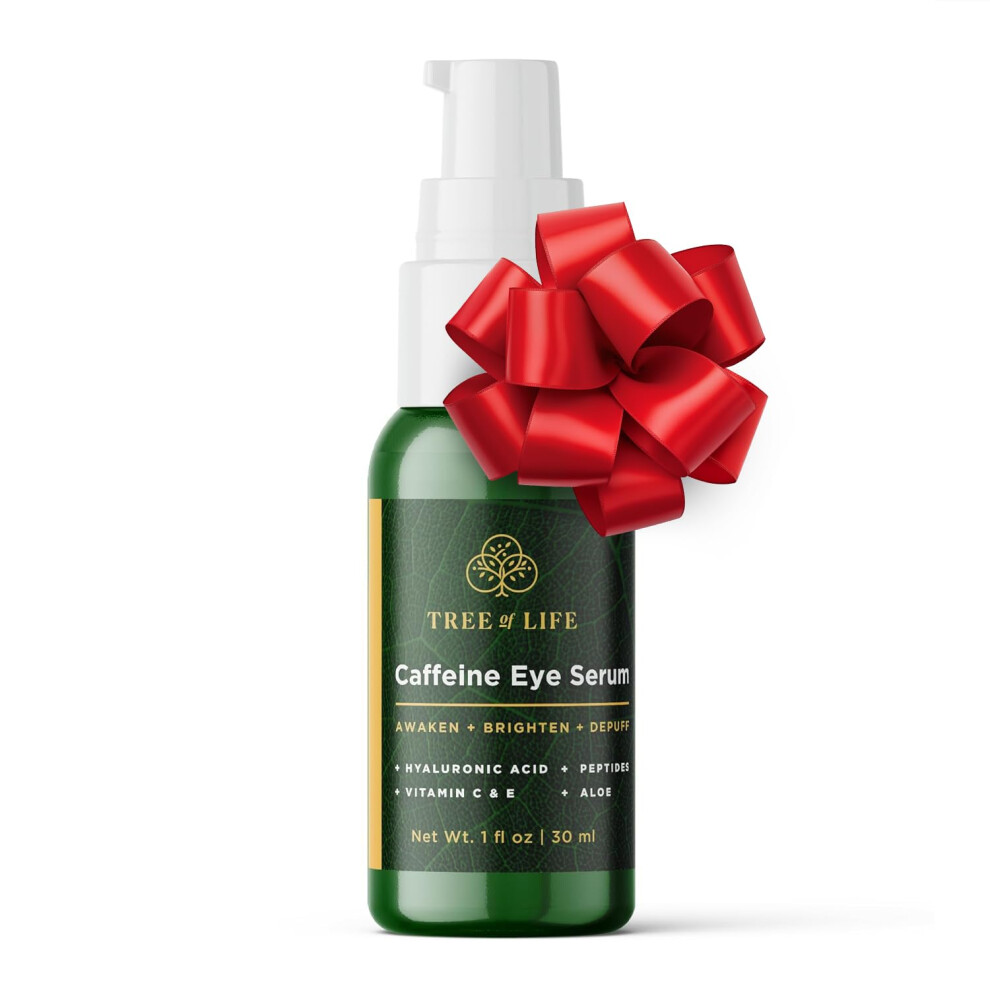 Livets Skã¸Nhed Dark Tree Of Life Caffeine Under Eye Serum - 1Fl Oz - Dermatologist Tested Circles Treatment - Hydrating Anti-Aging Formula To Reduce Puffiness Bags