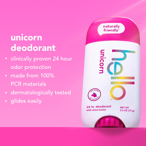 24h Deodorant mit Sheabutter, Einhorn 1