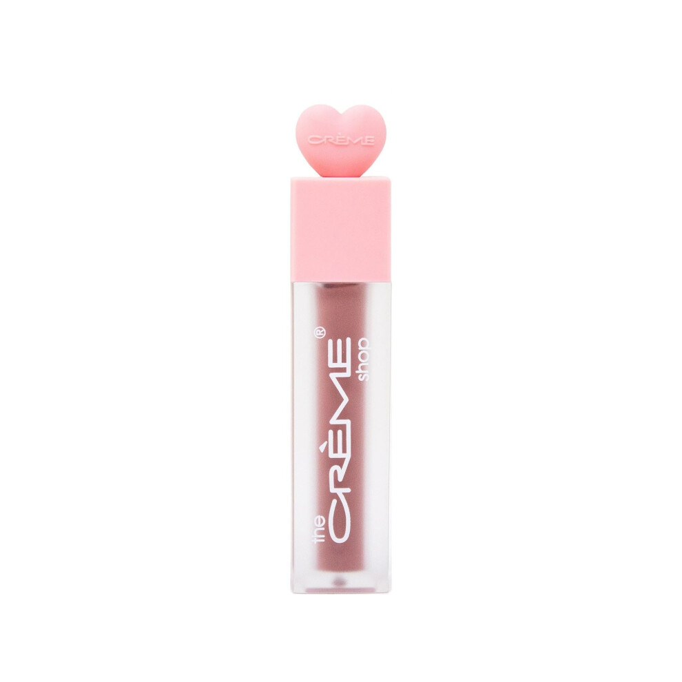 Crme -Butikken The Creme Shop's Ultra-Moisturizing 12Hr+ Long-Lasting Glossy Lip Stain - Sunflower Seed Oil & Glycerin Infused For Soft Hydrated Lips - Honeymoon