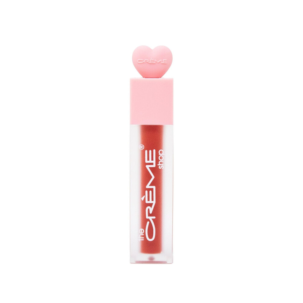 Crme -Butikken The Creme Shop's Ultra-Moisturizing 12Hr+ Long-Lasting Glossy Lip Stain - Sunflower Seed Oil & Glycerin Infused For Soft Hydrated Lips - Heart Eyes