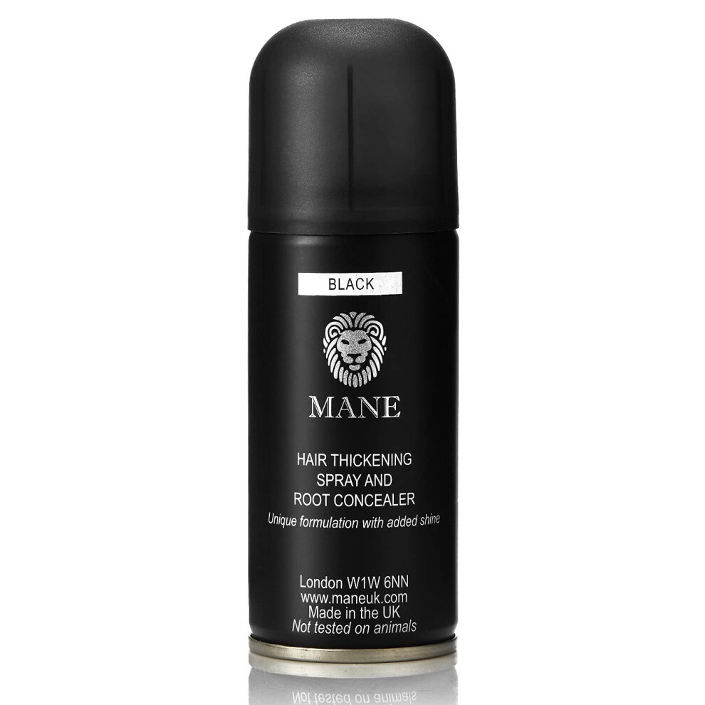 Hriva Black Mane Hair Thickening Fiber Spray (100 Ml )