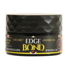Laflare Edge Control fekete hajhoz, termszetes hajhoz s gndr hajhoz. Eco Styling Gel Travel Size 25ml Edge Wax frfiaknak s noknek (pzsma)