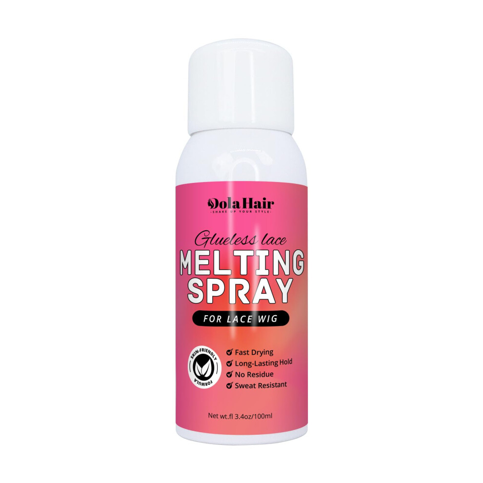 Dolahair Lace Melting And Holding Spray For Glueless Wig Hair Adhesive For Wigs Wig Spray Medium Hold Edge And Hairline Protect Wig Spray Glue Spray W