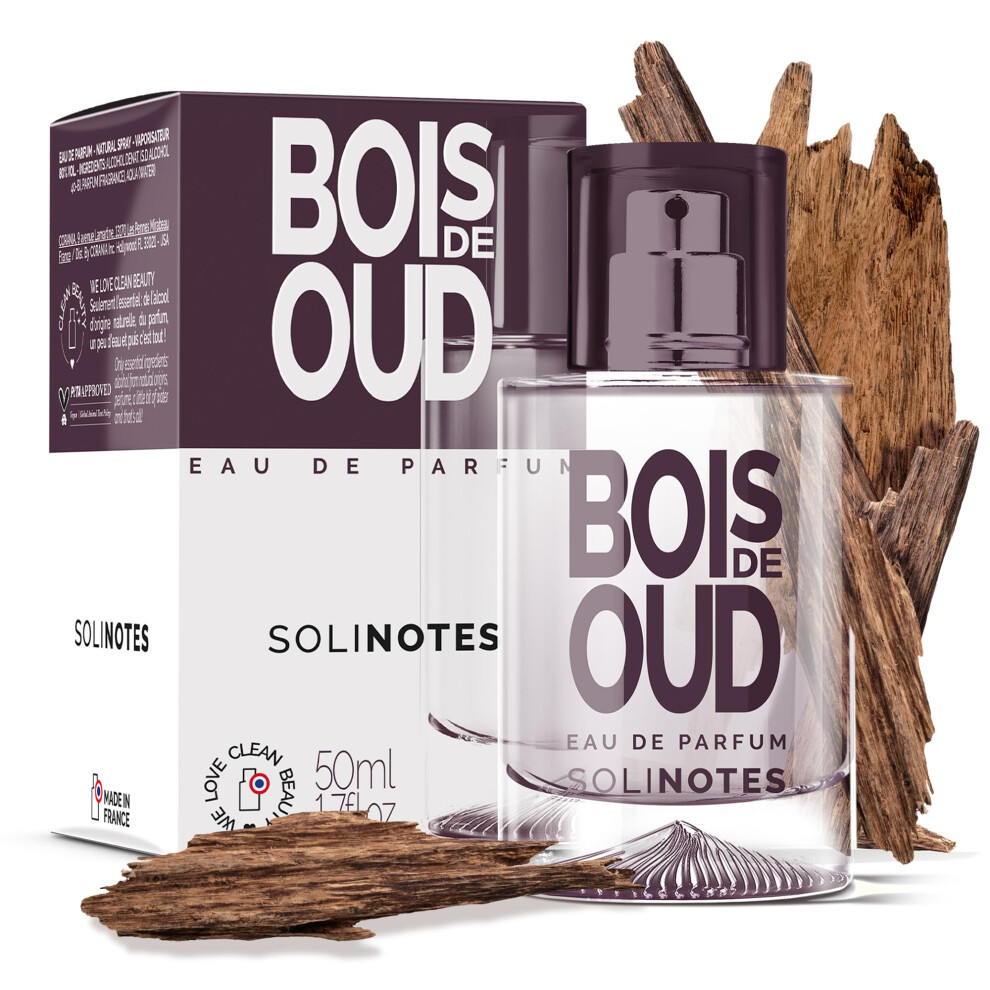 Solinotes Paris Solinotes Oudwood Perfume For Men - Eau De Parfum | Enchanting Woody And Musky Scent - Made In France - Vegan - 1.7 Fl.oz