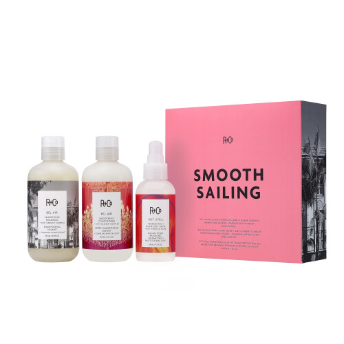 R+Co Smooth Sailing Kit | Set ?e?a?s?? + ?????? + e??d?t?s??    a????? | Vegan + ????? d???   ?? se ??a | 21,2 ???????