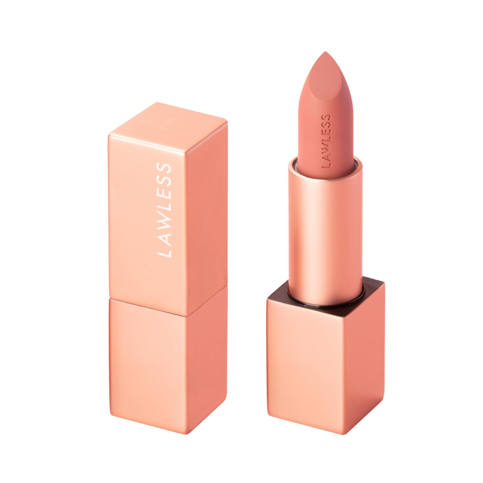 Bezpr Vnost Lawless Forget The Filler Lip-Plumping Line-Smoothing Satin Cream Lipstick Tropic Pink 0.1 Ounce