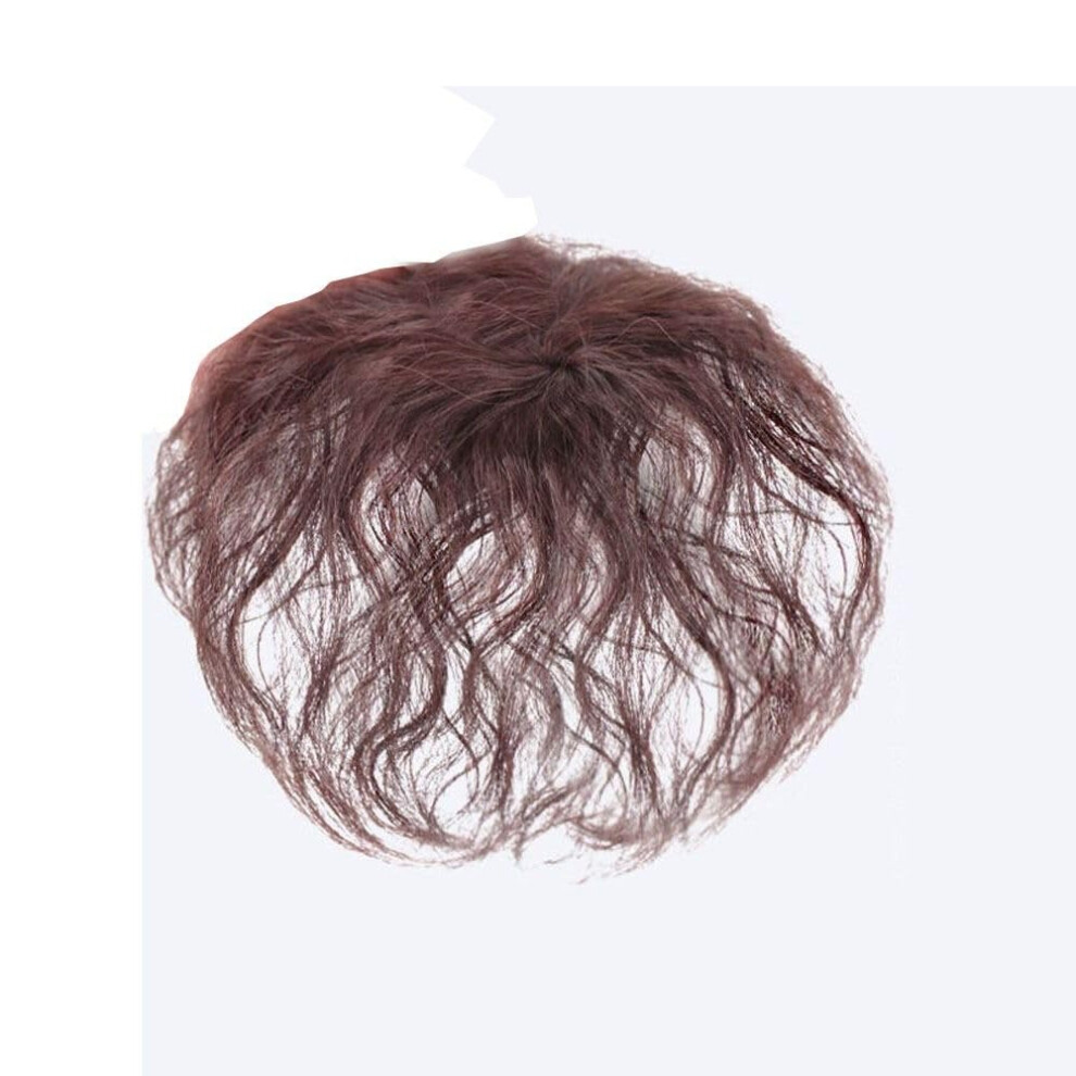 Kopida Unisex Wig Pieces For Top Of Head Curly Hair Topper Replacement Fluffy Hairpiece Seamless Clip In Top Wiglet For Women Thin Hair Curly Topper Clip In Top W