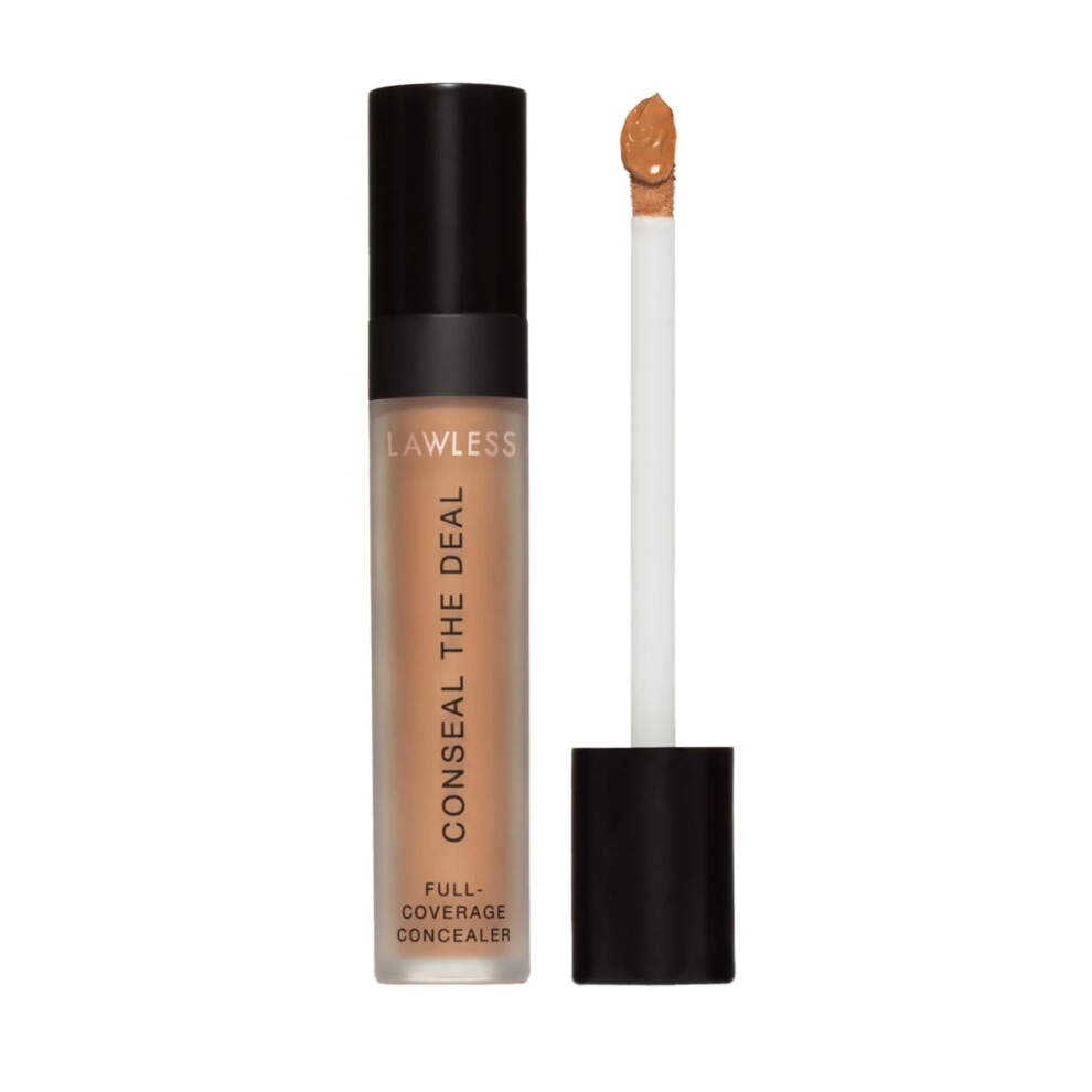 Lawless Dark Conseal The Deal Lightweight Longwear Everyday Concealer - Blushed Honey - With Antioxidants And Caffeine To Reduce Circles And Puffiness
