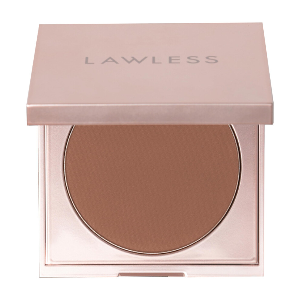 Lawless Talc-Free Skin-Smoothing Perfecting Powder - Deep - Premium Makeup Skin Smoothing Powder With Natural Ingredients Ultra-Fine Soft Focus Sett