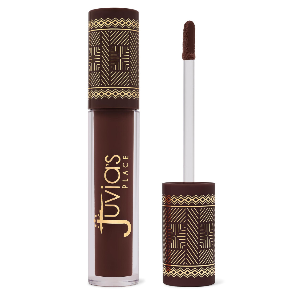 Juvias Sted Brown,Clear Juvia's Place Coffee Shop Lip Gloss Chocolatedrip - Moisturizing Beauty Tinted Clear Glows Hydrating Long Lasting Plumping Shine Glossy Colored Pout S