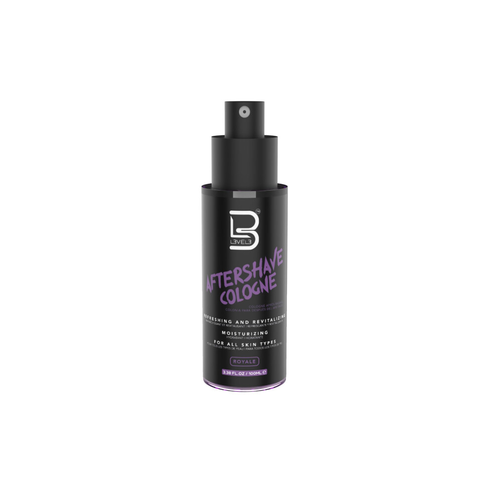 L3 Level 3 After Shave Spray Cologne - Softens Skin - Refreshes And Relieves Face And Skin - Moisturizing Formula Level Three After Shaving
