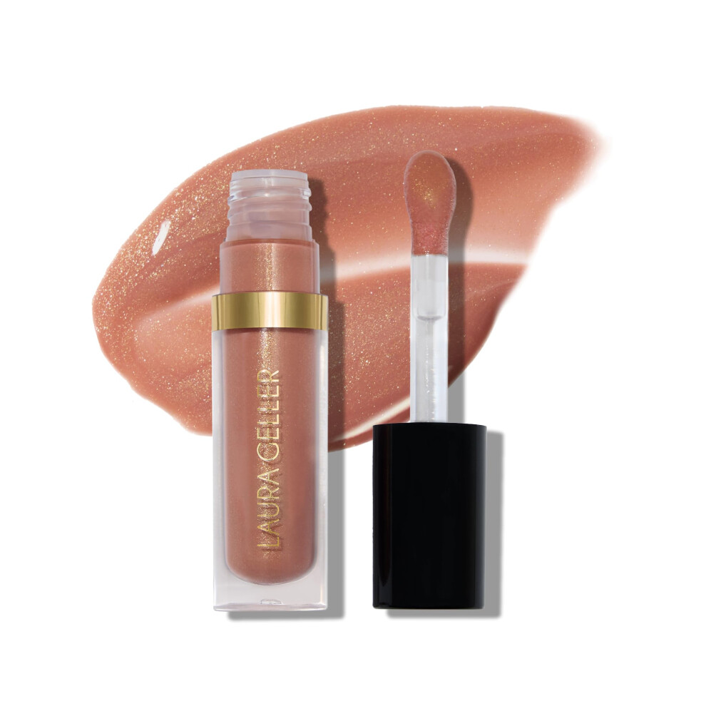LAURA GELLER NEW YORK Jelly Balm Nourishing Lip Oil Serum | Hydrating Lip Boost Treatment Moisturizing Lip Repair | Soothe Dry Chapped Lips| Mocha Me
