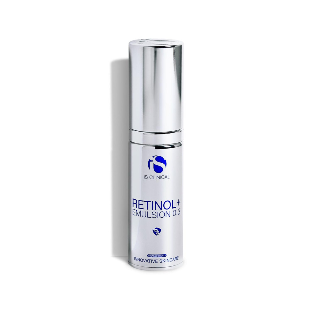 iS Clinical Retinol+ Emulsion 0.3  reduce fine lines and wrinkles  smooths appearance  helps brighten complexion