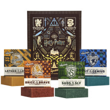 Dr. Squatch Soap Seife Harry Potter -Kollektion mit Collector's Box - Herren Natural Bar Seife - 4 -Bar -Seifenbndel und Collector's Box - Seife