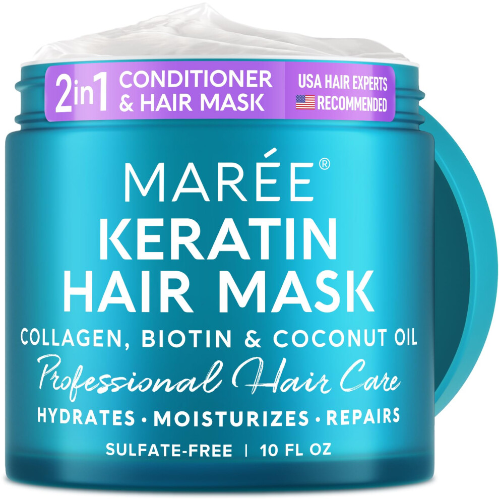 Capillaire De La Kratine - Masque Capillaire Extrmement En Profondeur Pour Les Cheveux Endommags Sec Et Croissance Hydratation Et Rparation-image