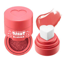 Stamp Flydende Blush Stamp Blush med hjerteformet applikator Naturlig langvarig Blush Let og luftig makeup til kvinder (4)