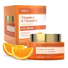 Envy Vitamin C & E Oogcrème - Vermindert Donkere Kringen & Opgezwollenheid - Anti-Aging, Dermatologisch Getest