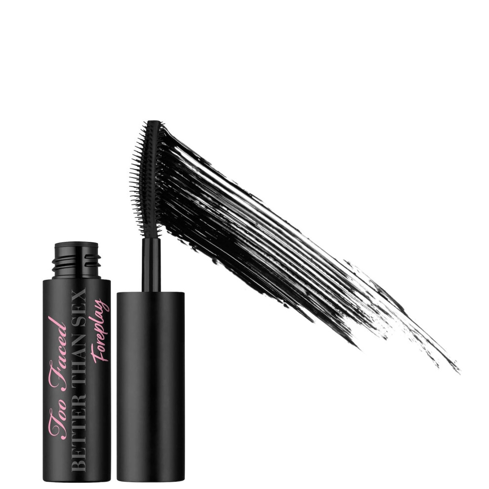 Too Faced Better Than Sex Foreplay Mascara Primer | Long Lasting + Volumizing  Travel Size  0.14 Fl Oz  Black