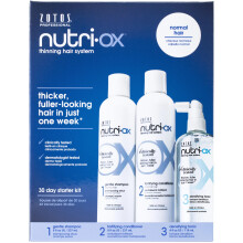 NUTRI-OX Starter-Set fr dnner werdendes Haar | Dickeres, voller aussehendes Haar | Pfefferminze | Klinisch und dermatologisch getestet | 30-Tage-Ve