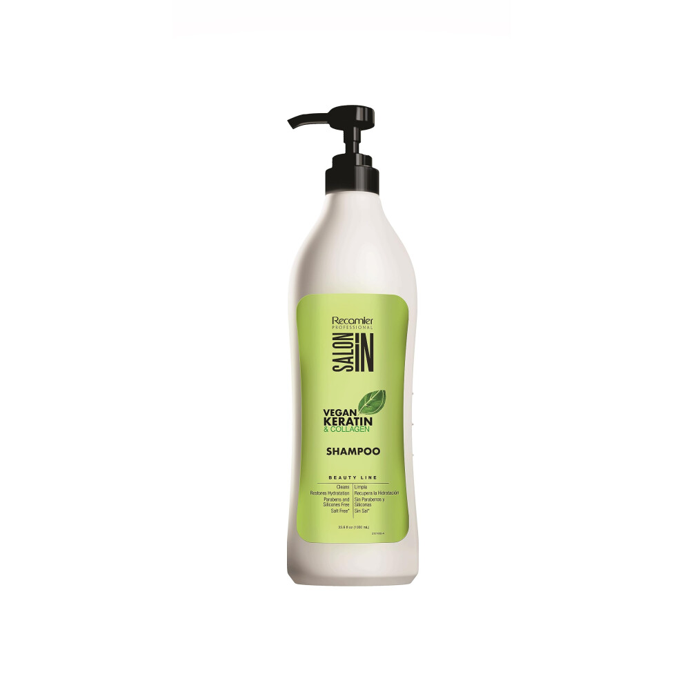 Profesion Lne Z Skanie Recamier Professional Salon In Vegan Keratin & Collagen Hair Shampoo 33.8 Fl.oz.